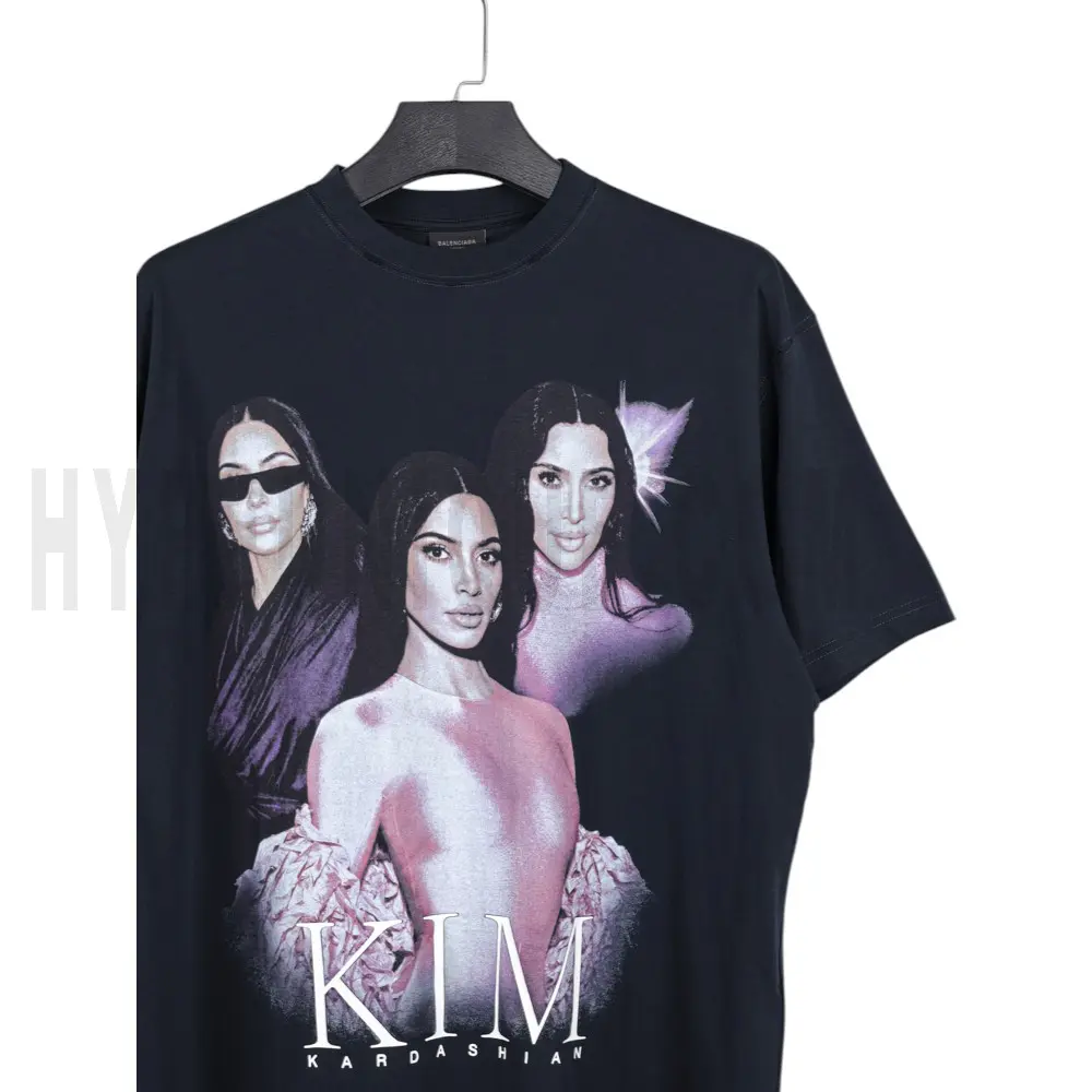 The front of the black clothes