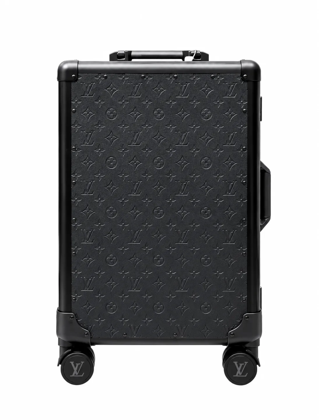 Embossed Monogram Rolling Travel Luggage