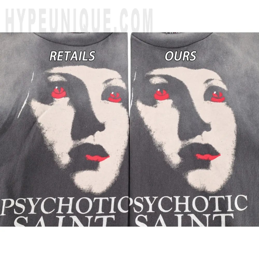 Printed graphic on the front of the garment