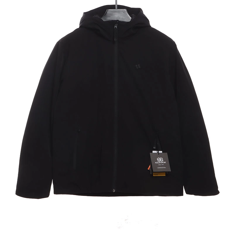 Simple Small Label Thin Cotton Coat