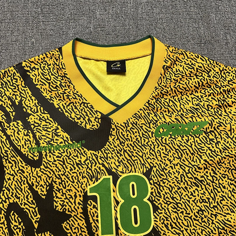 Corteiz Carni Stellations Football Jersey 'Yellow'