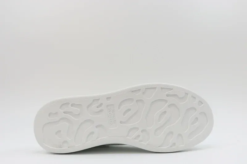 ALEXANDER MCQUEEN LEATHER PLATFORM TRAINERS SNEAKERS-LASER