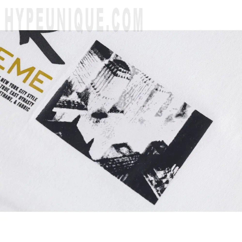 Printed graphic on the front of the garment