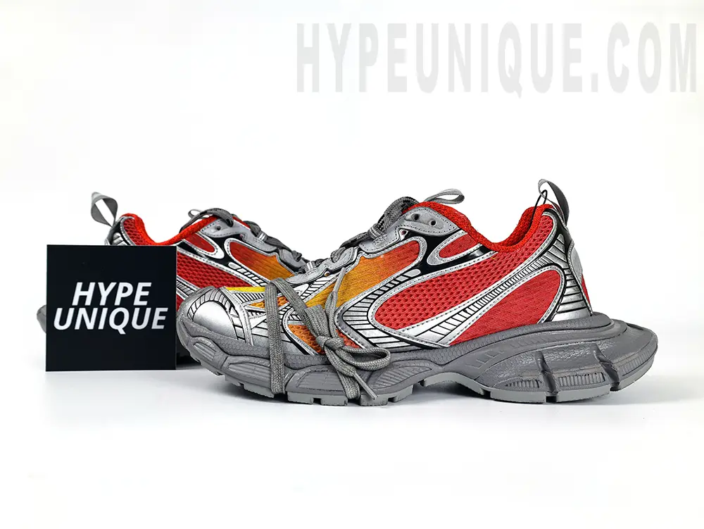 Men’s 3xl Gradient Sneaker in Red/orange/grey/black