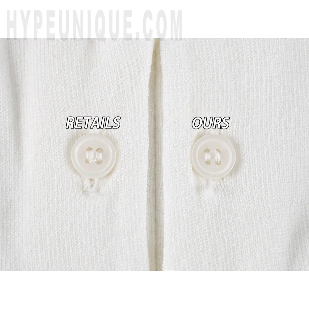 Clothes Button Comparison Chart