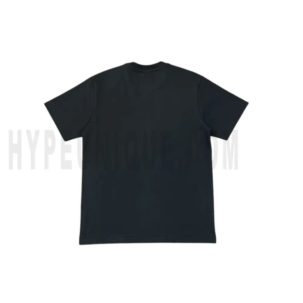 The back of the black clothes