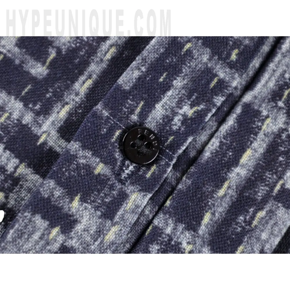 Close-up of clothing button details