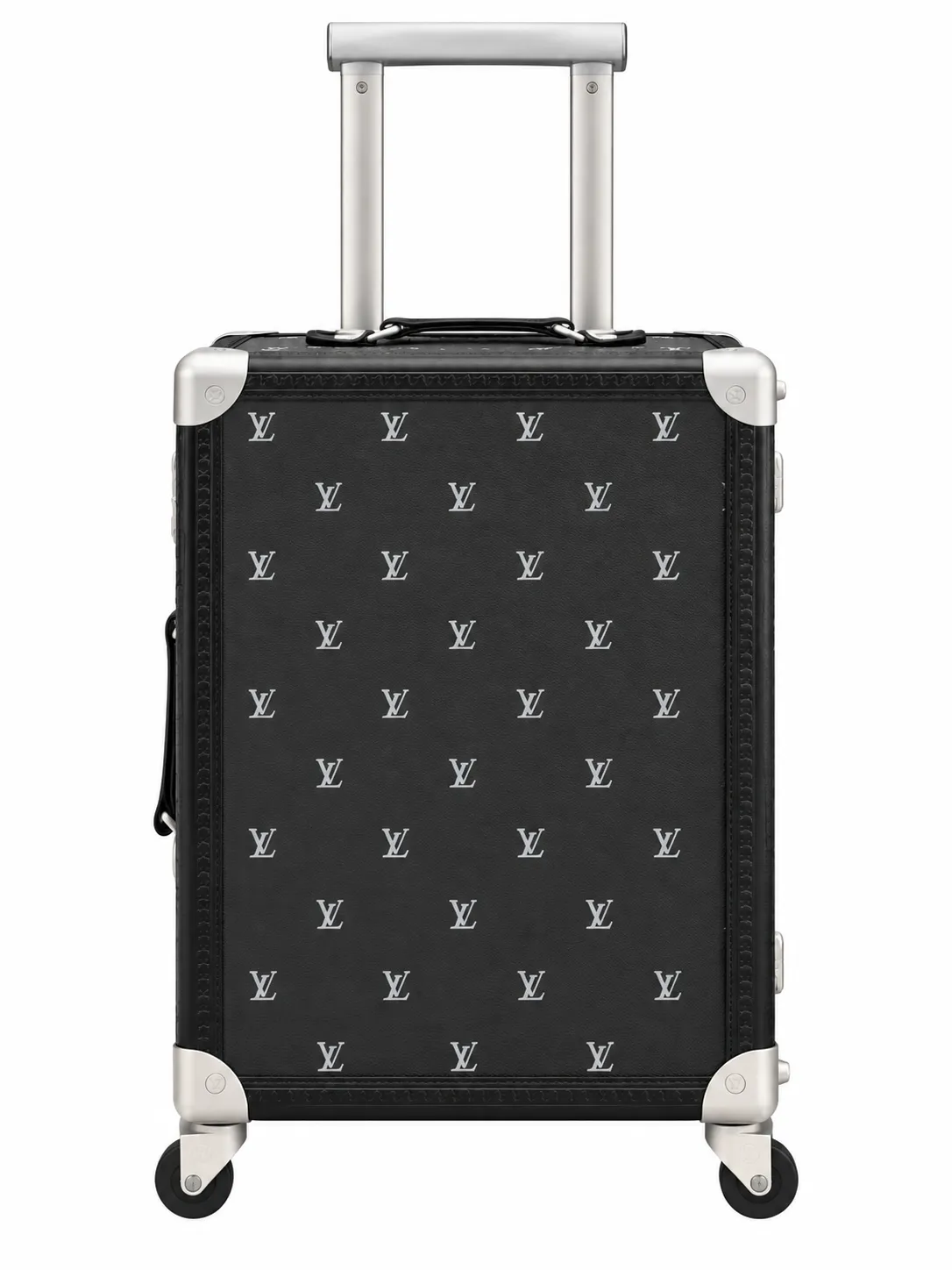 Rolling Trunk “Black Monogram” Carry-On Suitcase