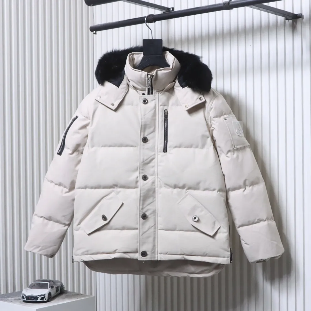 M.K. 06 Silver Scissors Fur Collar Down Jacket