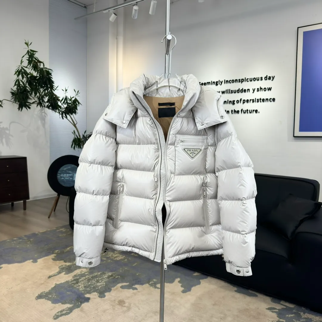 BBR Triangle Logo Hooded Down Jacket