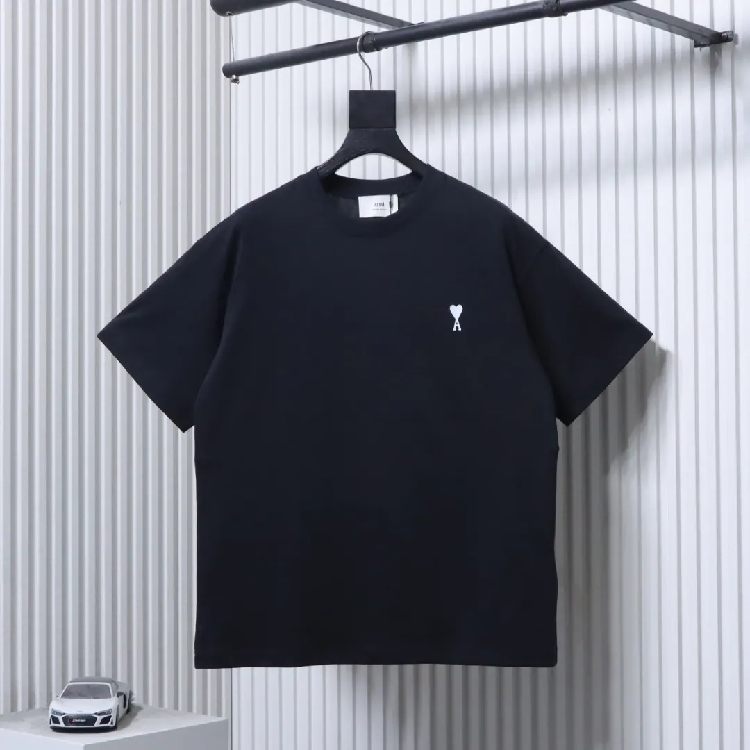 Ami Heart Silicone Letter T-Shirt
