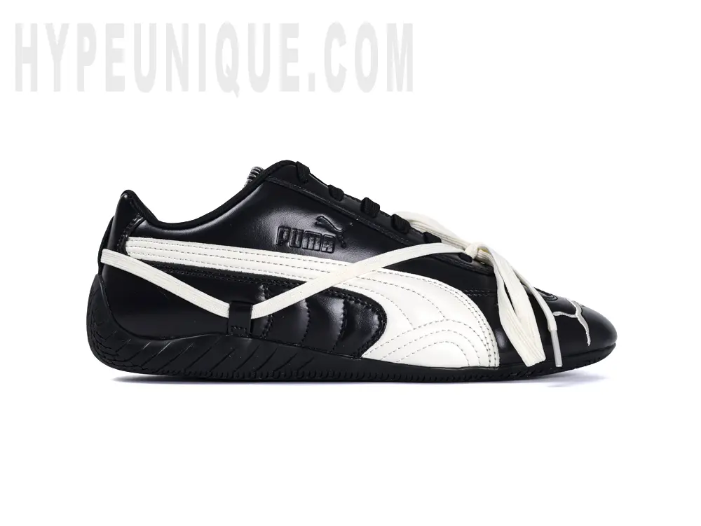 Front view of the outside of the right shoe