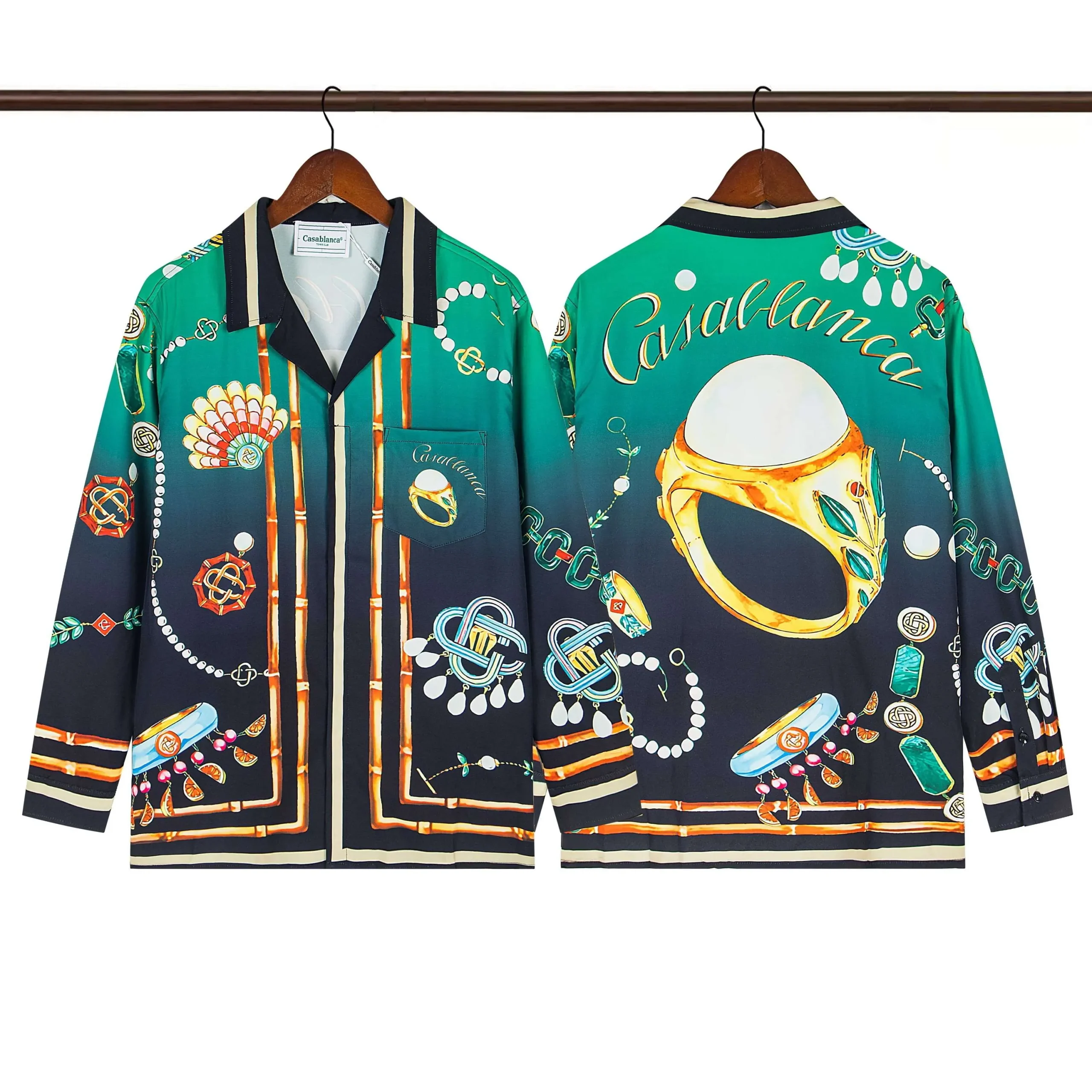 C-Blanca ‘Jewel Collector’ Gradient Silk Shirt