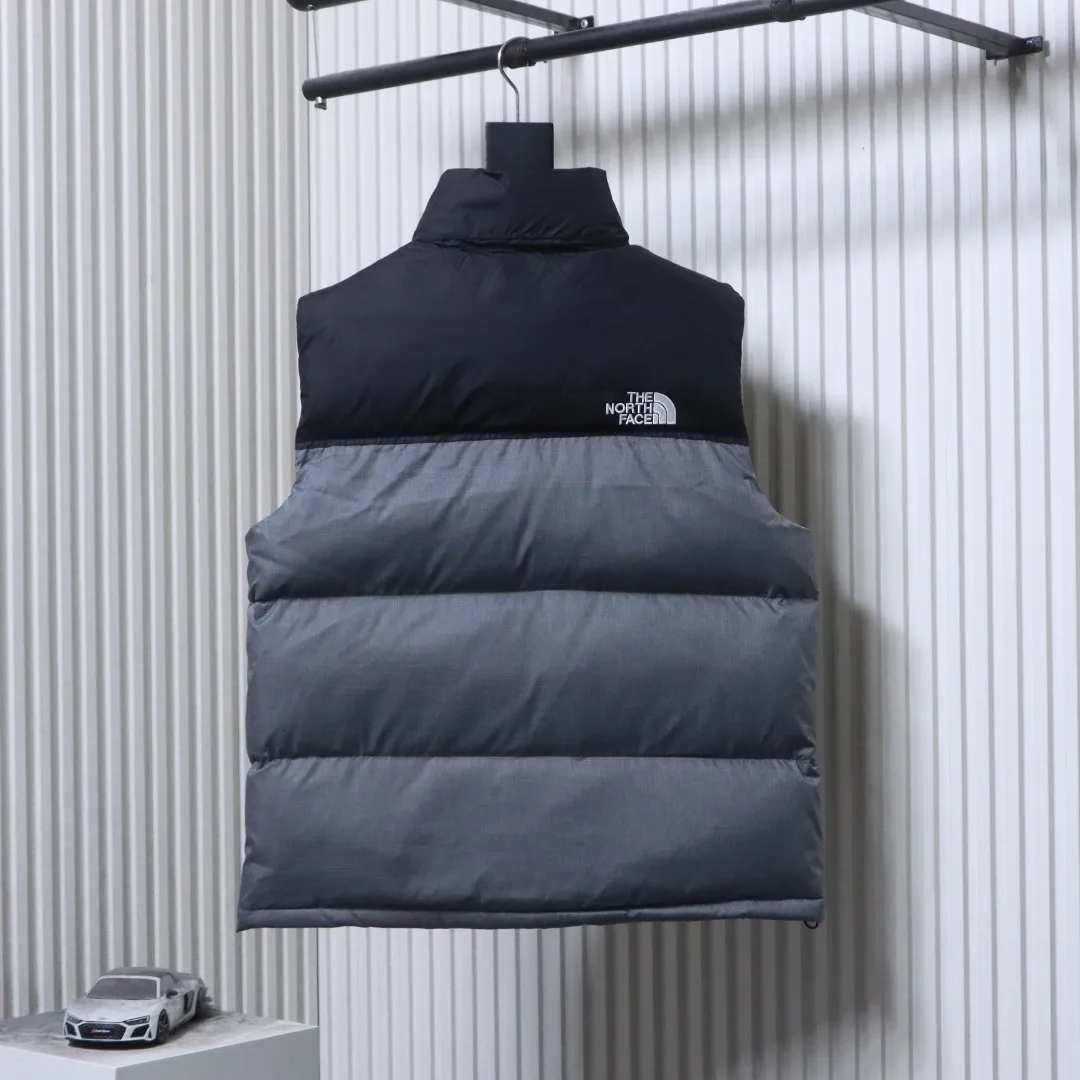 Back TNF 1996 Two-Tone Nuptse Down Vest