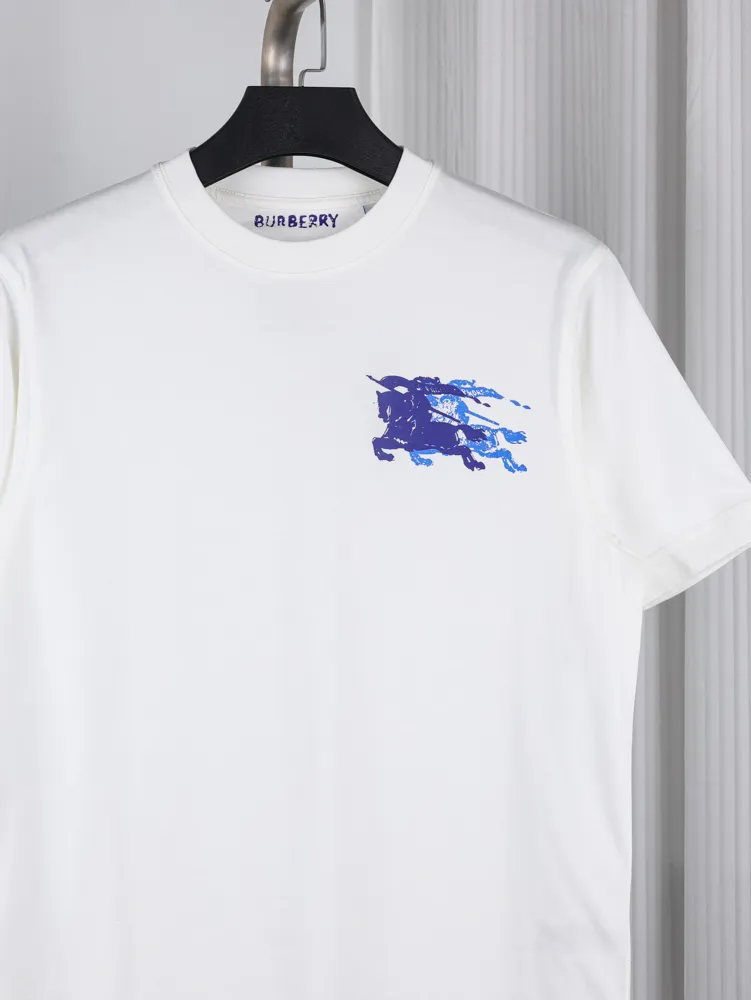 Detail of Double War Horse Graphic T-Shirt