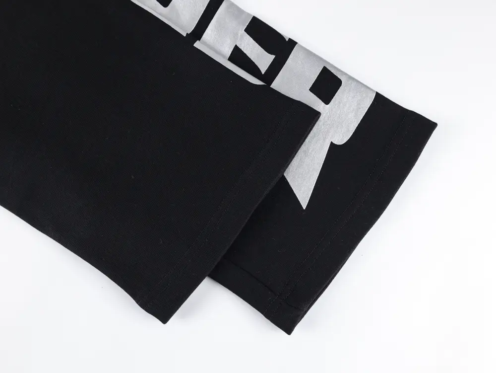 Shown at the pant leg