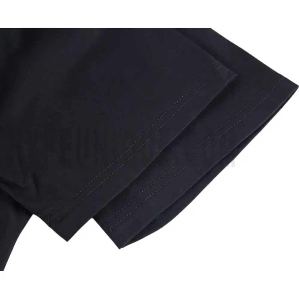 The sleeves of the black clothes