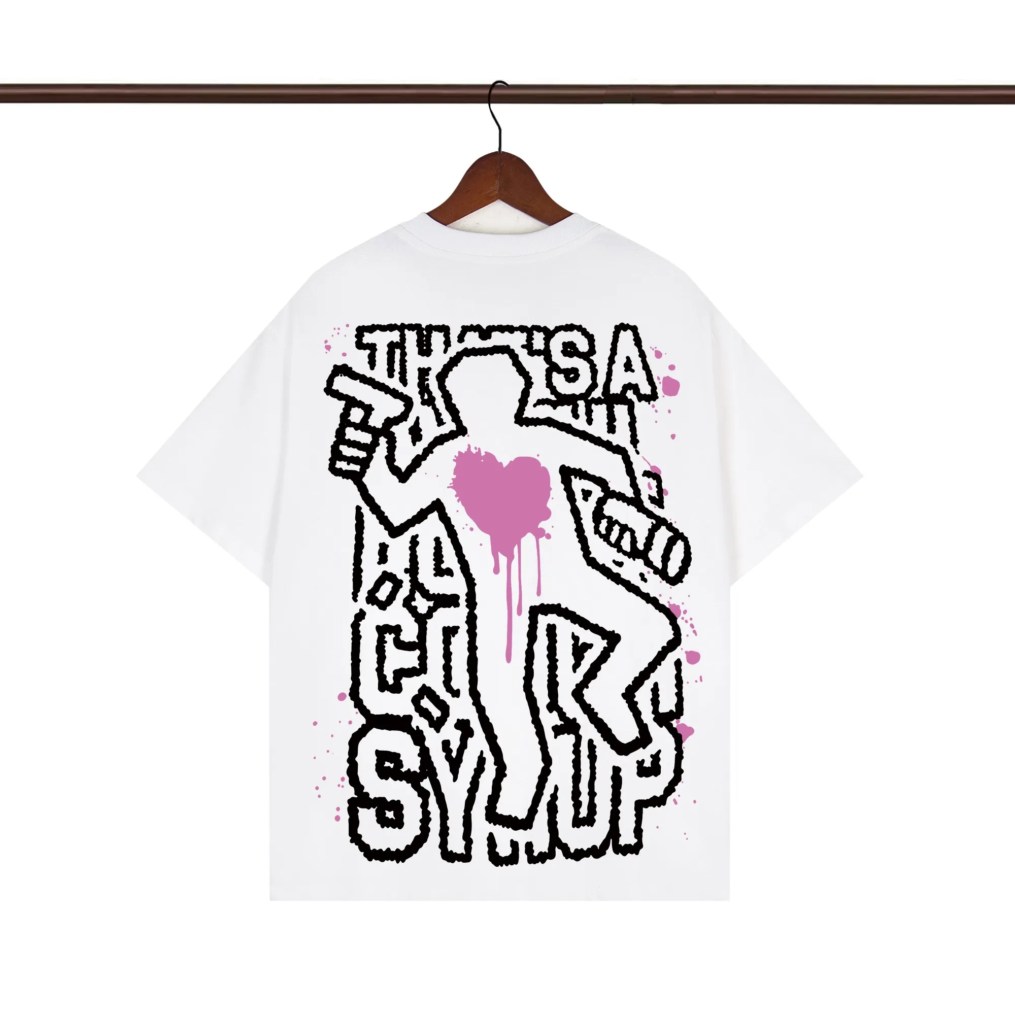 Back of That’s A Awful Lot Of Cough Syrup Dripping Heart Graphic T-Shirt