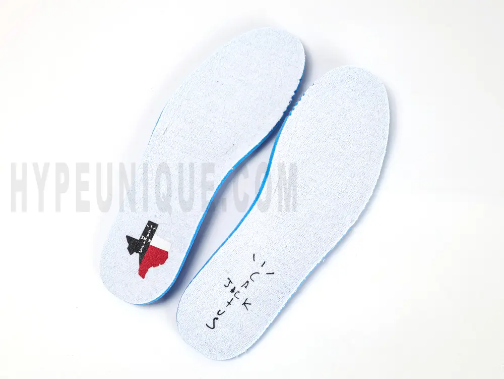 the white insole