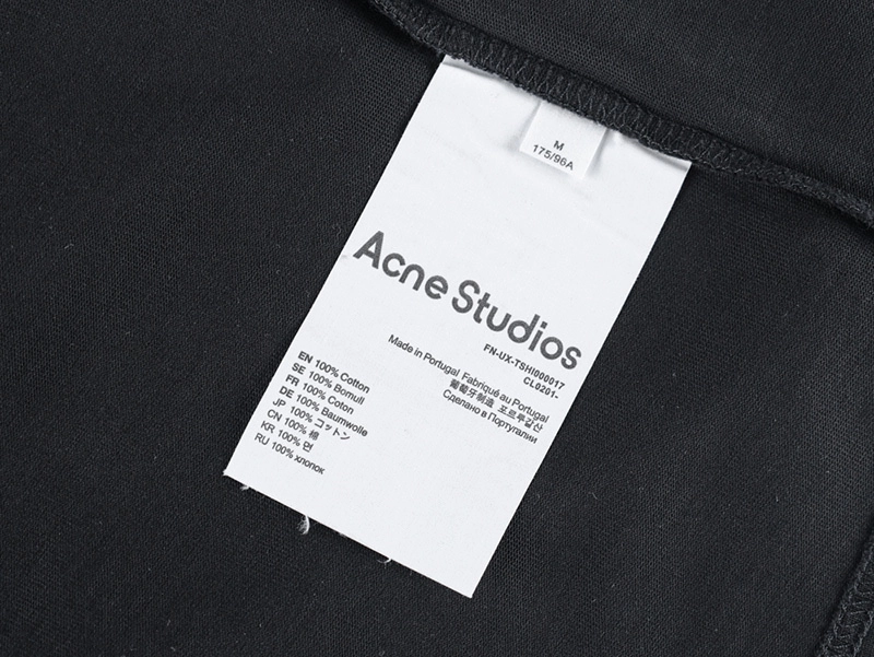 Acne 1996 Silicone Letter Print T-Shirt