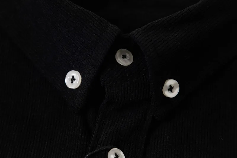 Carhartt WIP Corduroy Logo Embroidery Long Sleeve Shirt