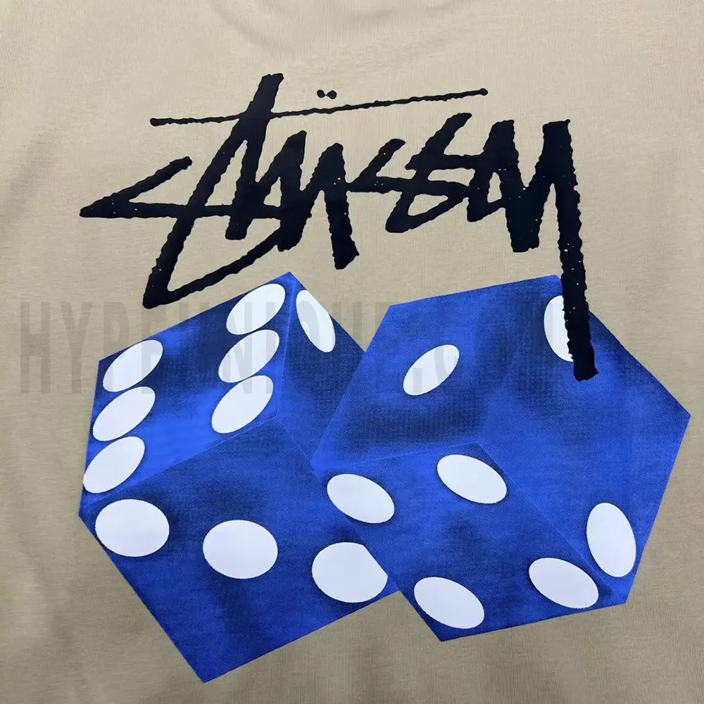 Details of the T-shirt graphic.