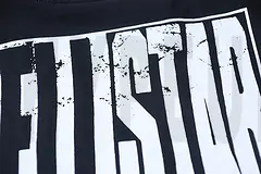 Printed graphic on the front of the clothes