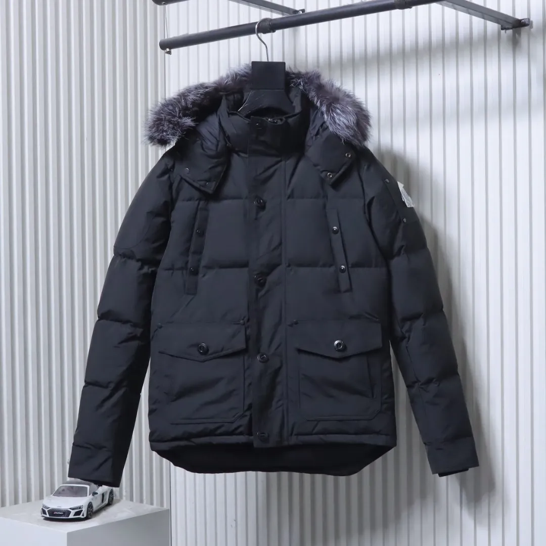 M.K. 2007 Fox Fur Hooded Down Jacket