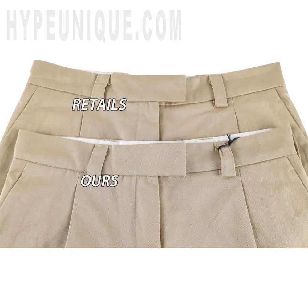 Waistband detail image of the pants