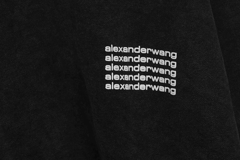 Washed distressed letter sweatshirt
