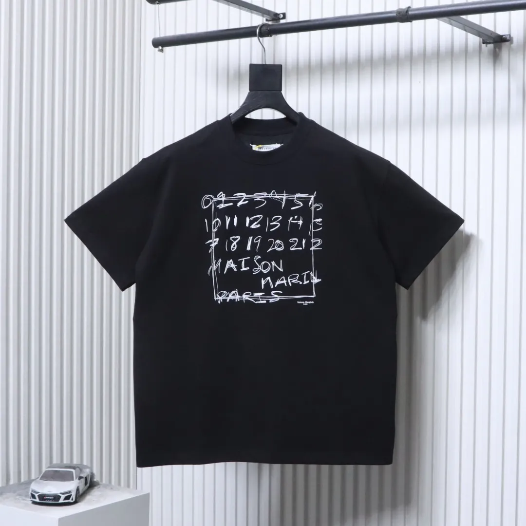 MM Number & Letter Print T-Shirt