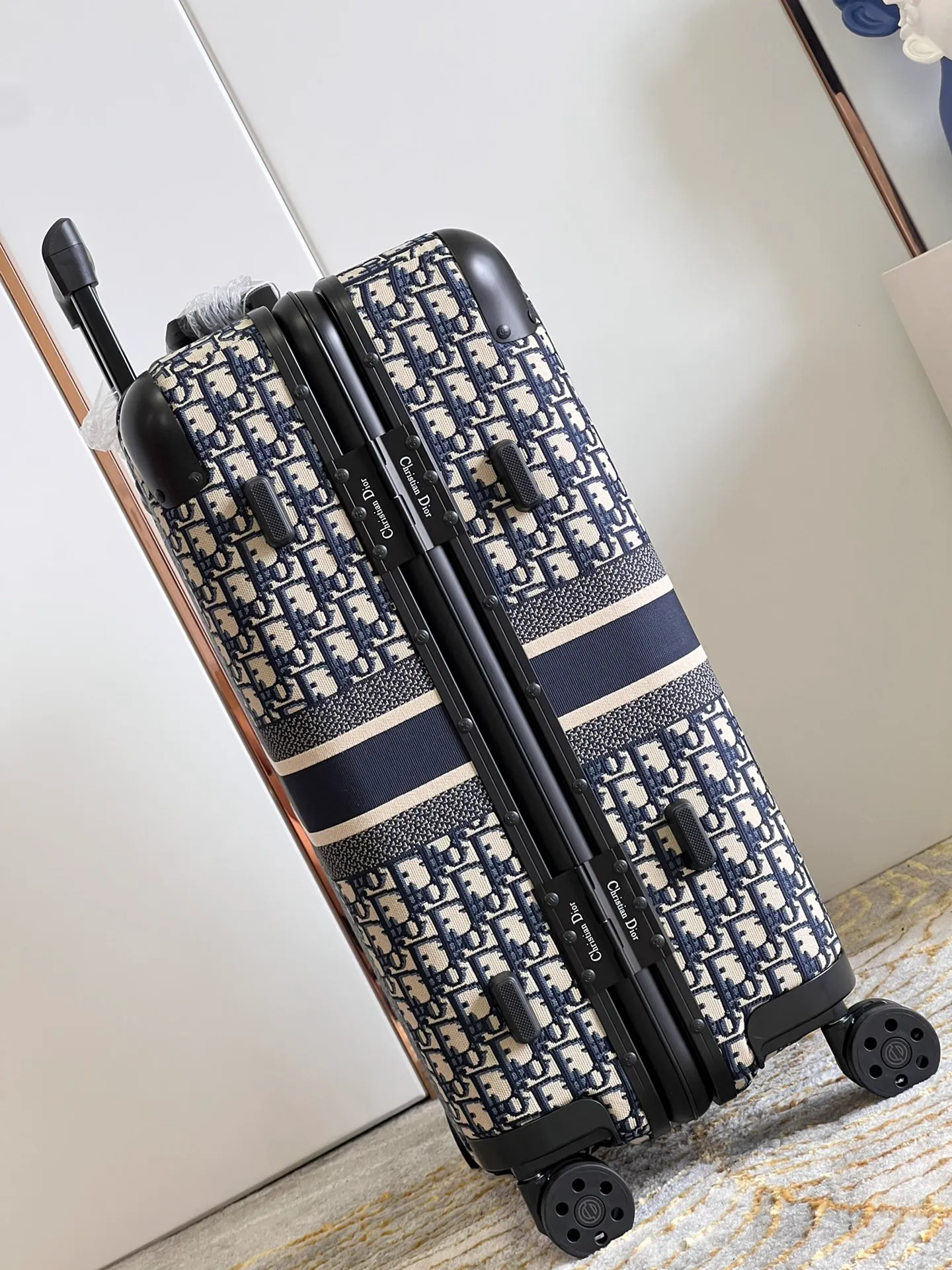 D301 Monogram Suitcase Side Detail