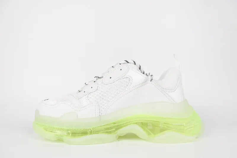 BALENCIAGA TRIPLE S SNEAKER-WHITE GREEN