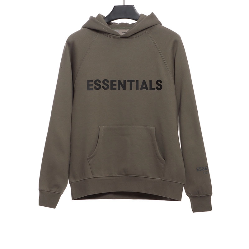Fear of God Chest Silicone Lettering Hoodie Reps