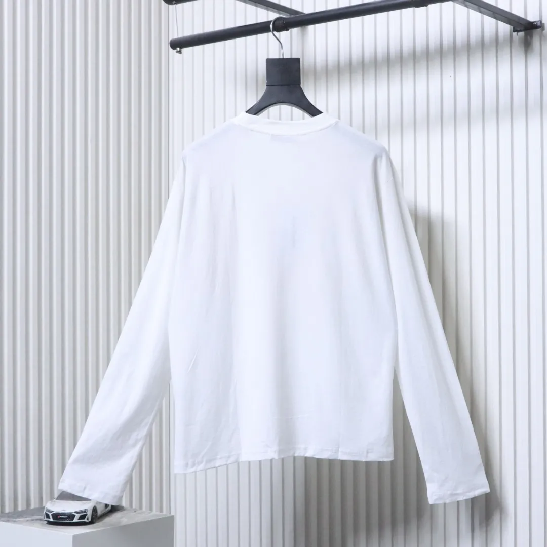 Back Acne 1996 Sandblasted Distressed Long-Sleeve Shirt