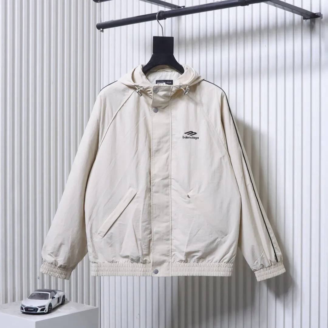 BLCG 3M Embroidered Logo Hooded Zip-Up Jacket