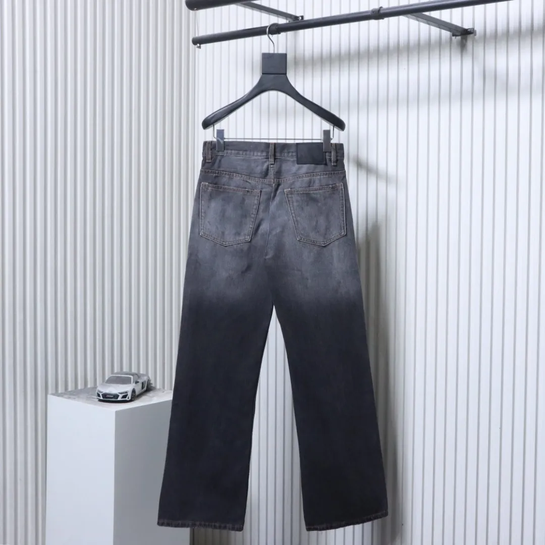 Acne Studios Ink Splatter Washed Jeans - Back