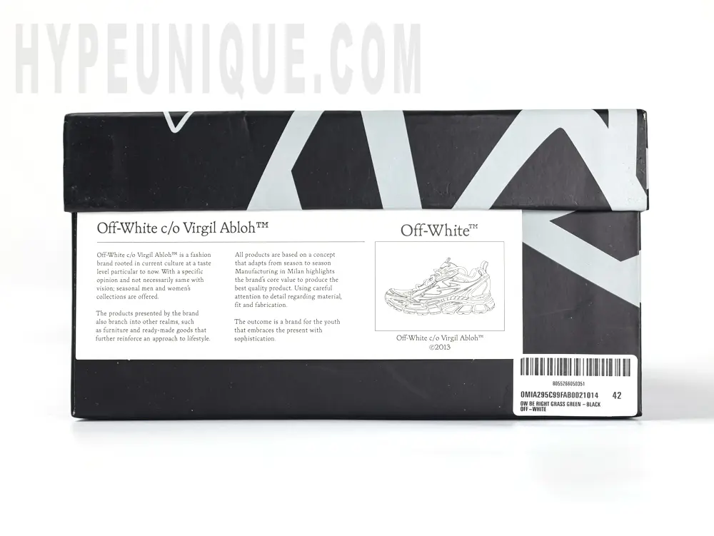 the off white shoe box