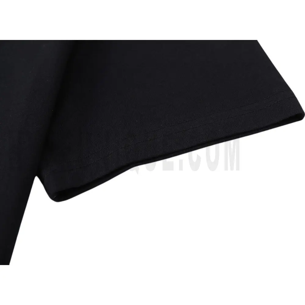 The sleeves of the black clothes