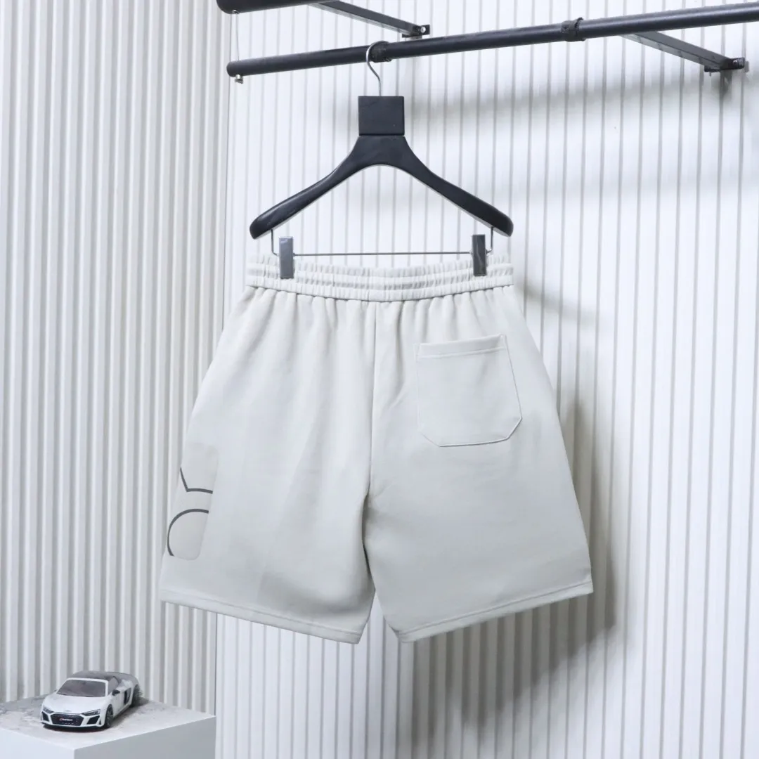 Back Running Side Patch Pocket Terry Shorts