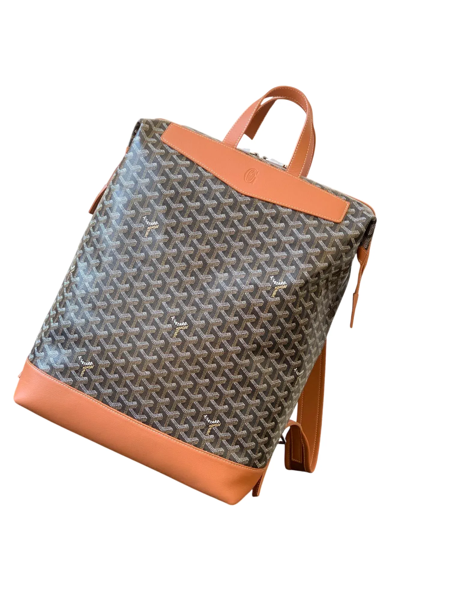 GY CisAlpin Monogram Leather Backpack