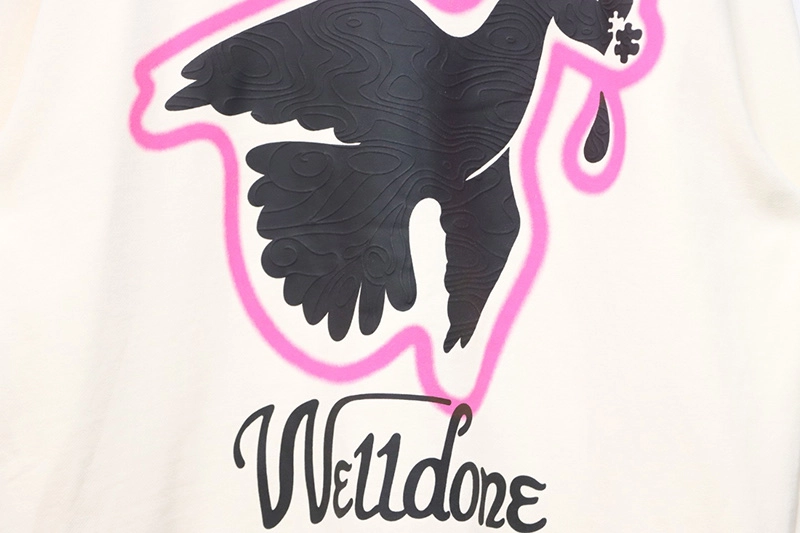 WE11 DONE Peace Dove Print Sweatshirt