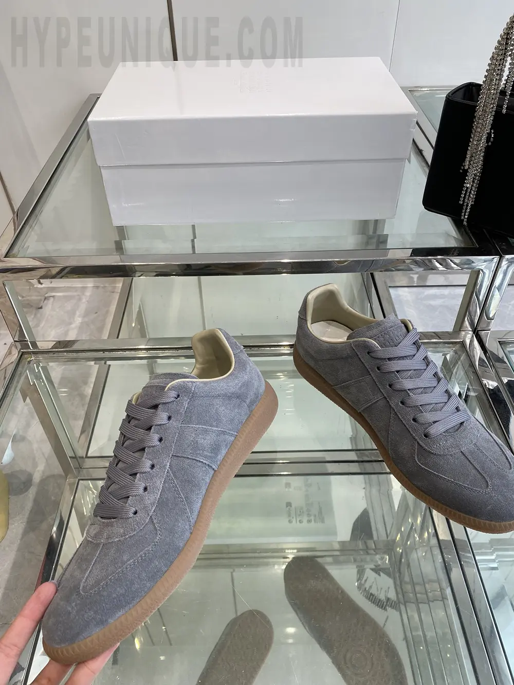 The pair of the shoes