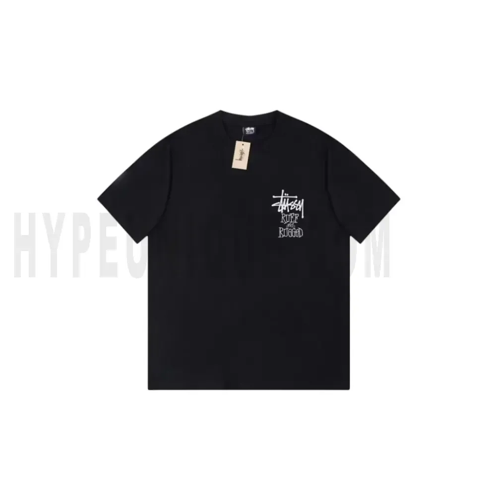 The front of the black clothes