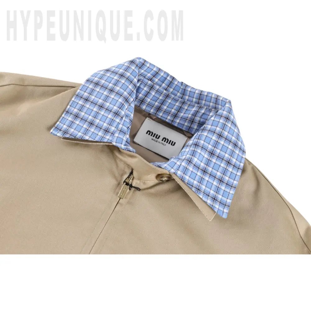 Close-up of the collar detail