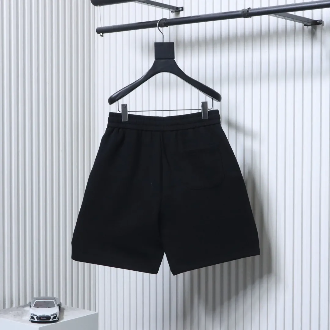 Logo Print Drawstring Sweat Shorts