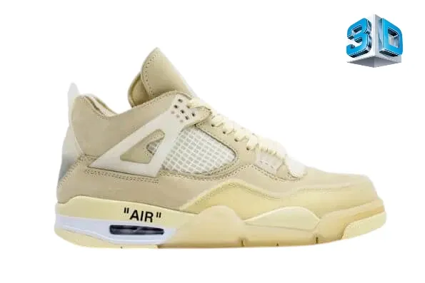 Jordan 4 Retro Off White Sail