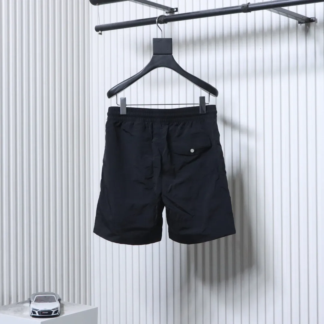Back of RL x BEAMS Embroidered Pony Swim Shorts Color Black