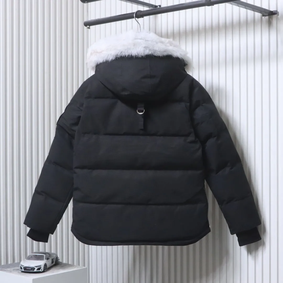 Back View M.K. Scissors Women’s Fur Collar Down Jacket