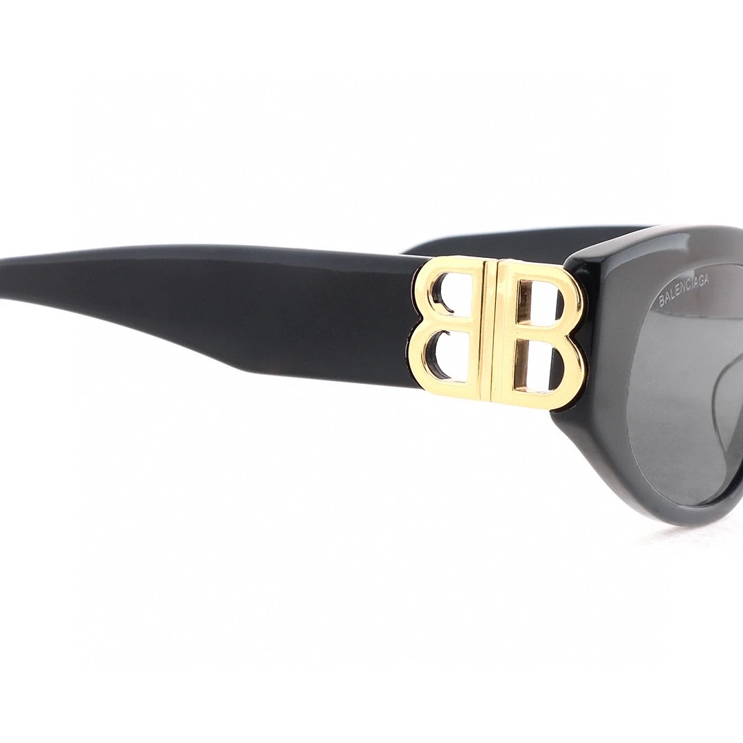 Cat Eye Gold Double B Sunglasses